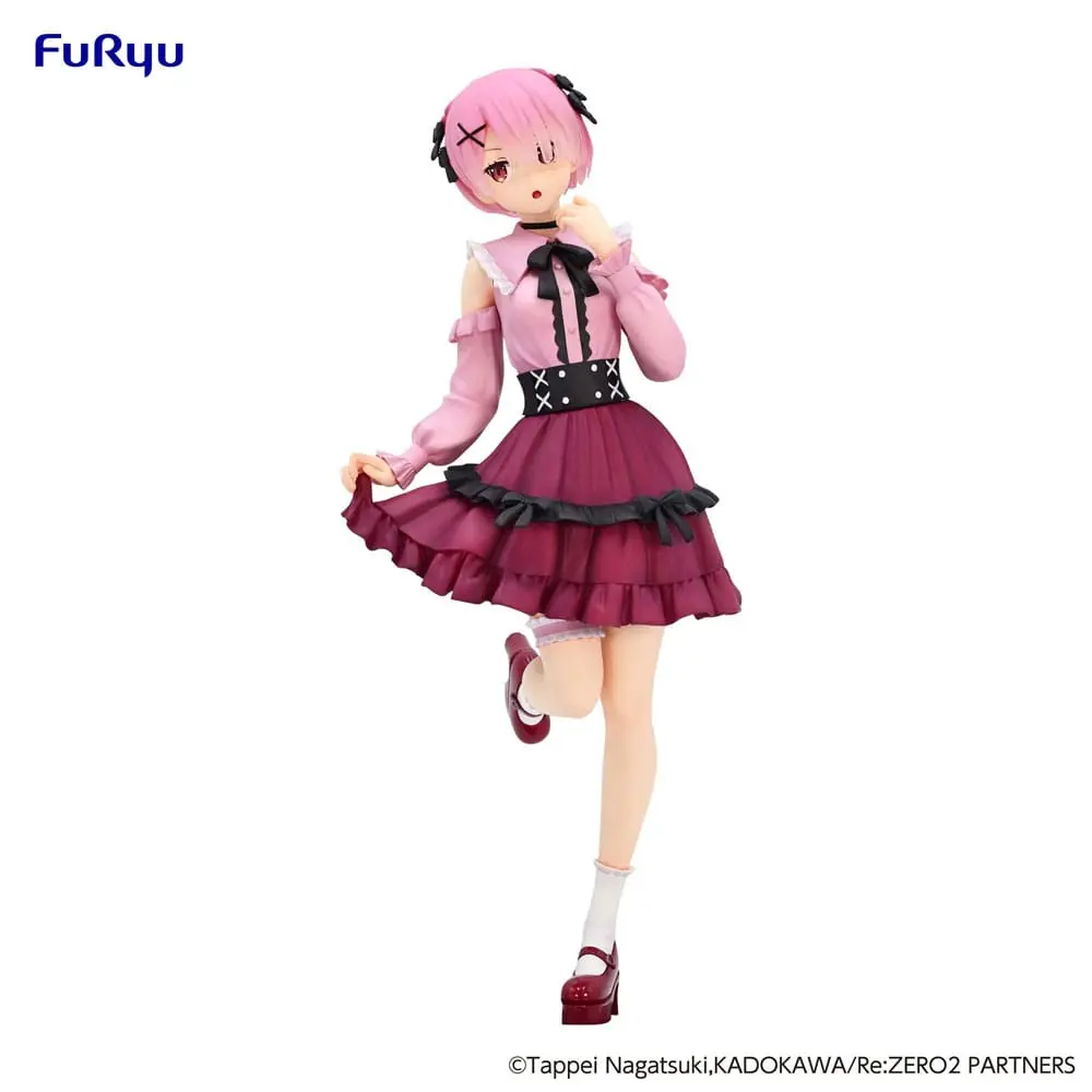 Re:Zero Starting Life in Another World Trio-Try-iT Ram Girly Outfit Pink PVC szobor figura 21 cm termékfotó