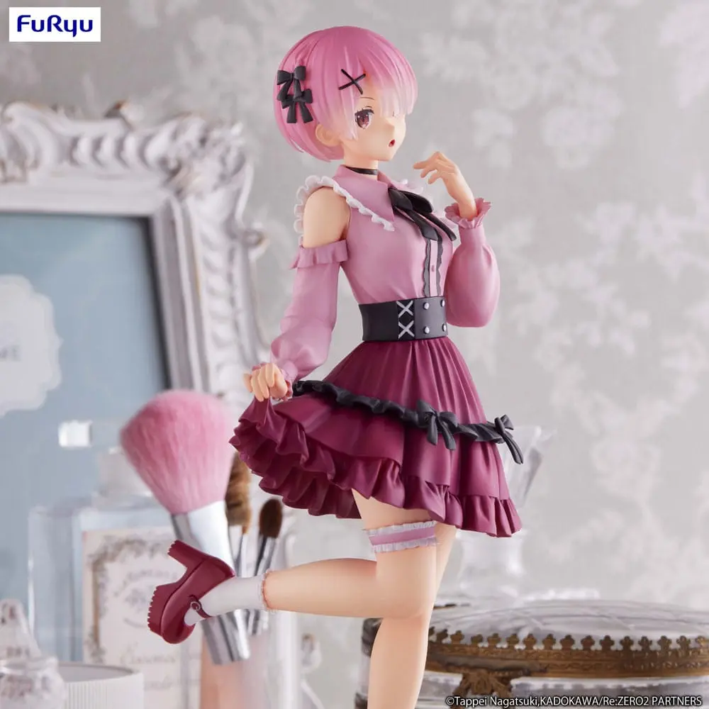 Re:Zero Starting Life in Another World Trio-Try-iT Ram Girly Outfit Pink PVC szobor figura 21 cm termékfotó