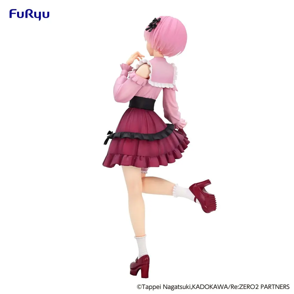 Re:Zero Starting Life in Another World Trio-Try-iT Ram Girly Outfit Pink PVC szobor figura 21 cm termékfotó