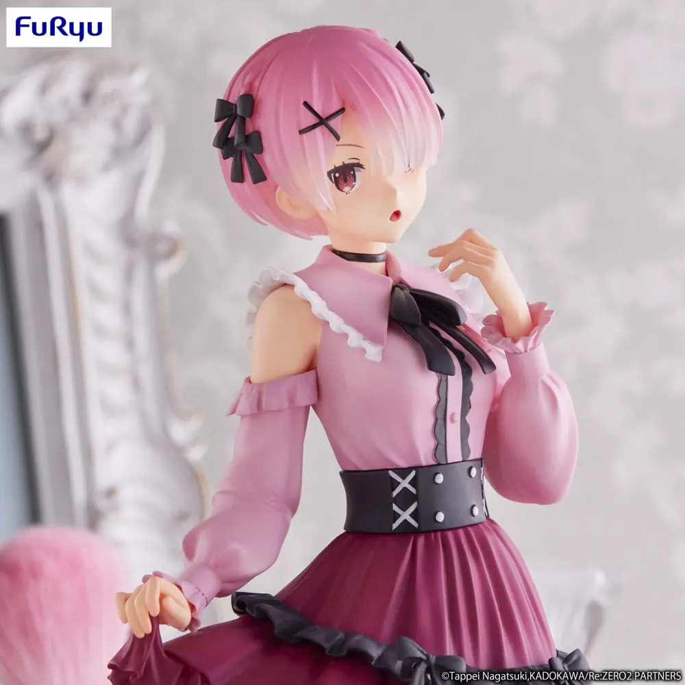 Re:Zero Starting Life in Another World Trio-Try-iT Ram Girly Outfit Pink PVC szobor figura 21 cm termékfotó