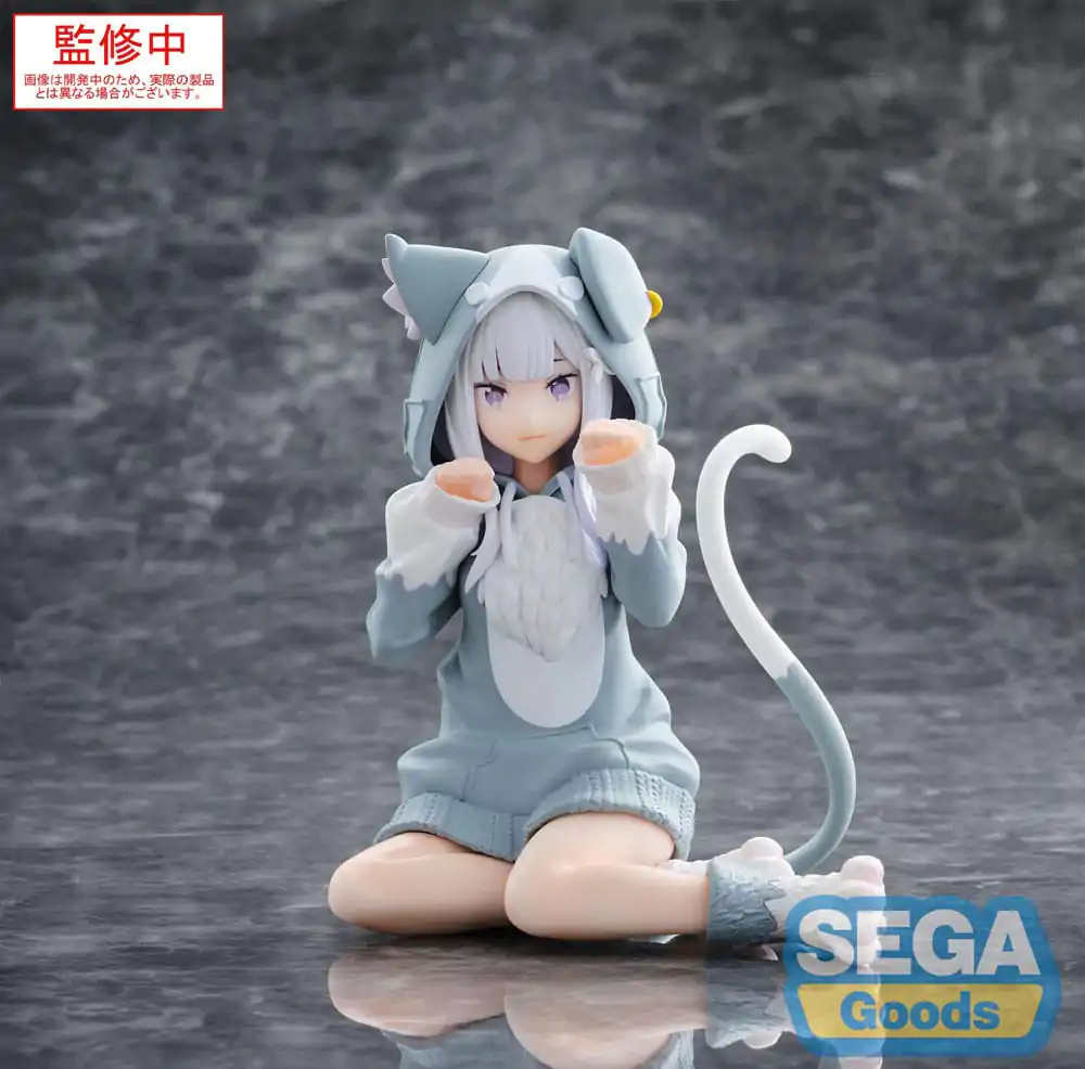 Re:Zero Starting Life in Another World Yumemirize Emilia Mofumofu Pack PVC szobor figura 11 cm termékfotó