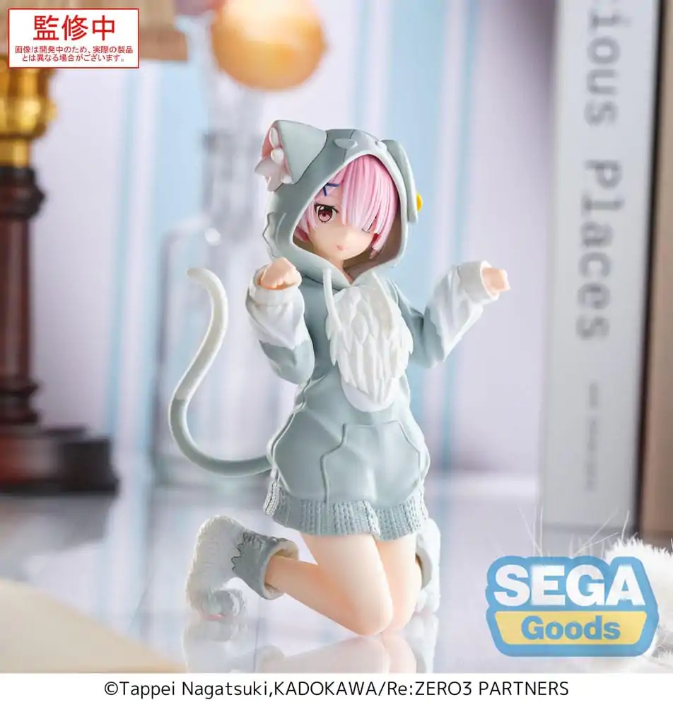 Re:Zero Starting Life in Another World Yumemirize Ram Mofumofu Pack PVC szobor figura 11 cm termékfotó