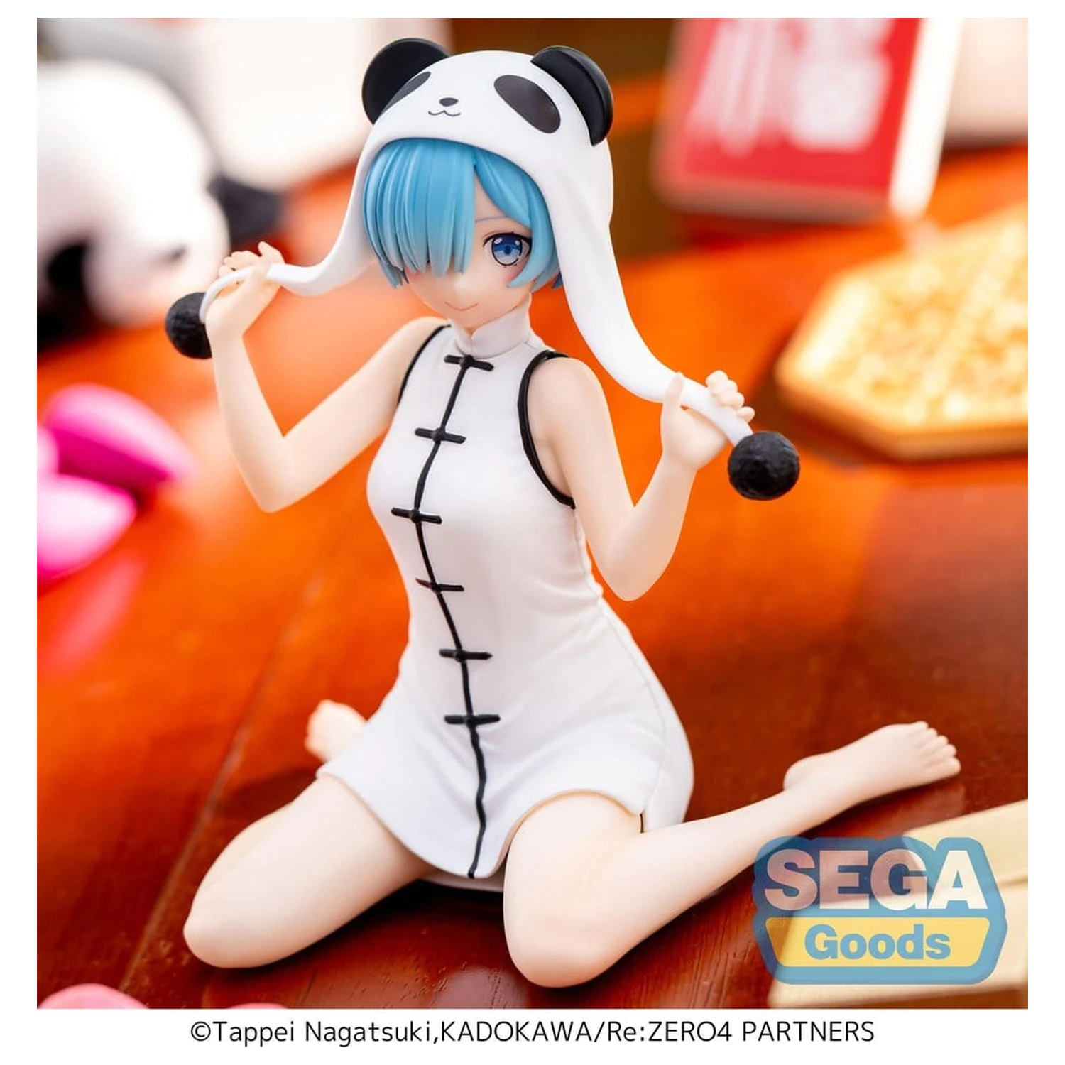 Re:Zero Starting Life in Another World Yumemirize Rem Panda PVC szobor figura 11 cm         termékfotó
