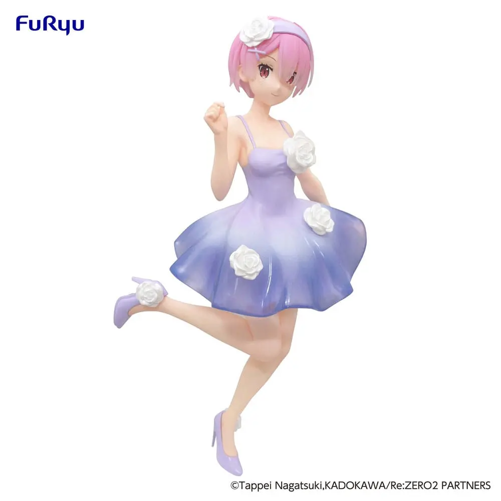 Re:Zero Trio-Try-iT Bunnies Ram Flower Dress PVC szobor figura 21 cm termékfotó