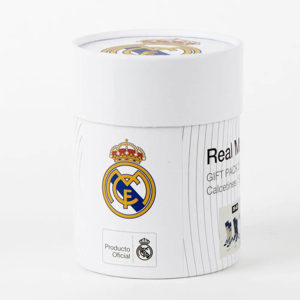 Real Madrid 3 db-os felnőtt zokni csomag termékfotó