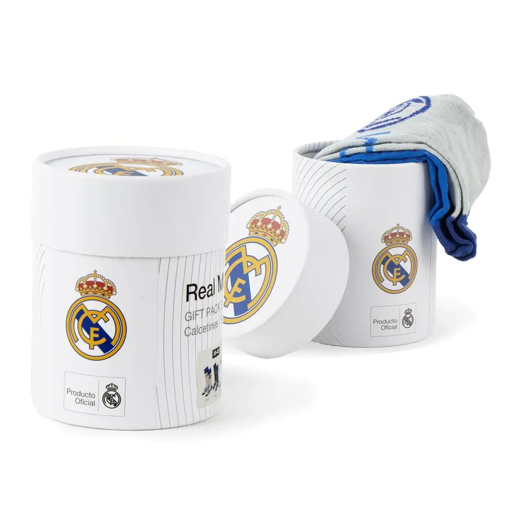 Real Madrid 3 db-os felnőtt zokni csomag termékfotó