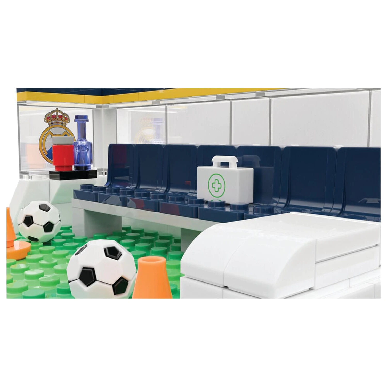 Real Madrid bench set with figures játékszett 184db-os termékfotó