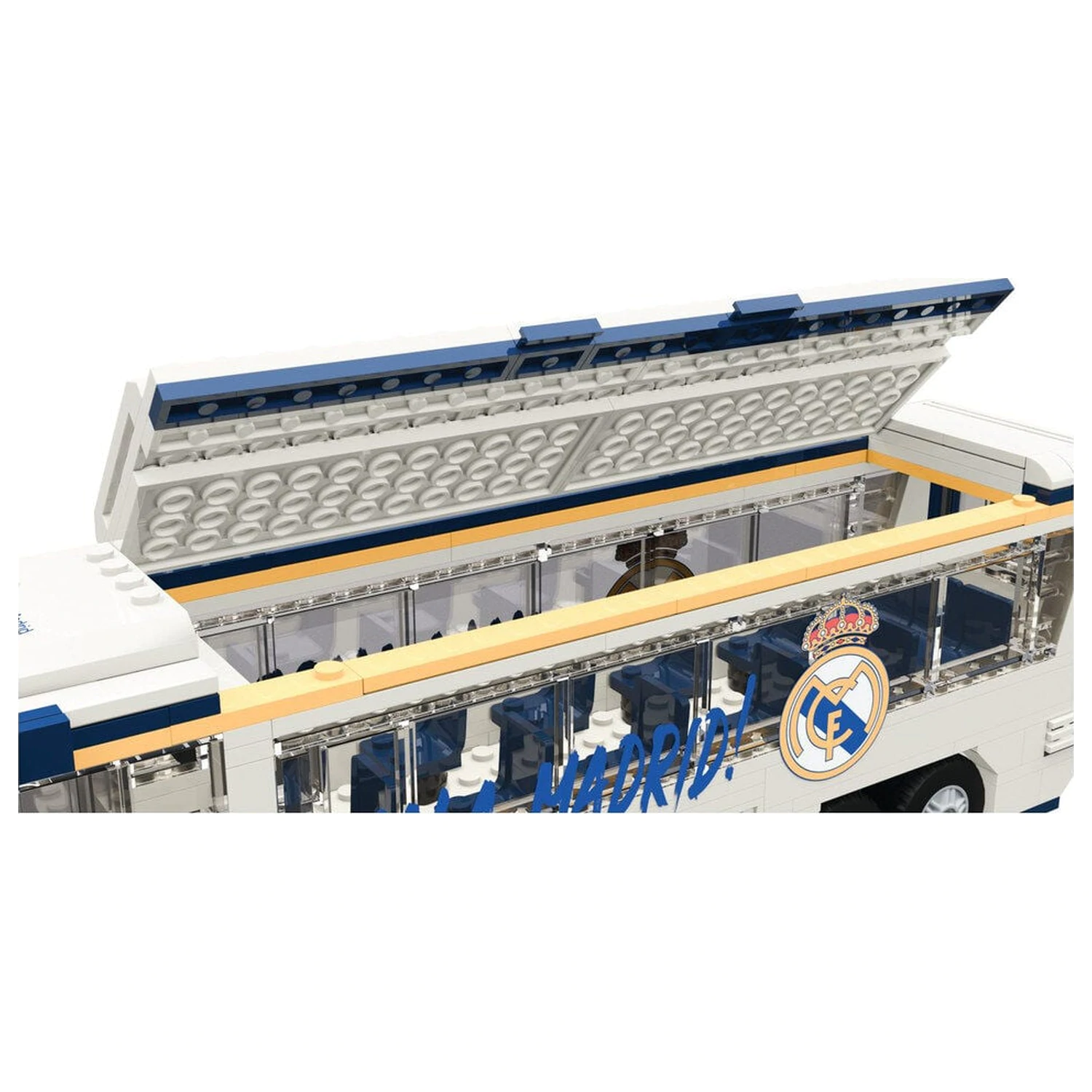 Real Madrid bus set with figures játékszett 488db-os termékfotó