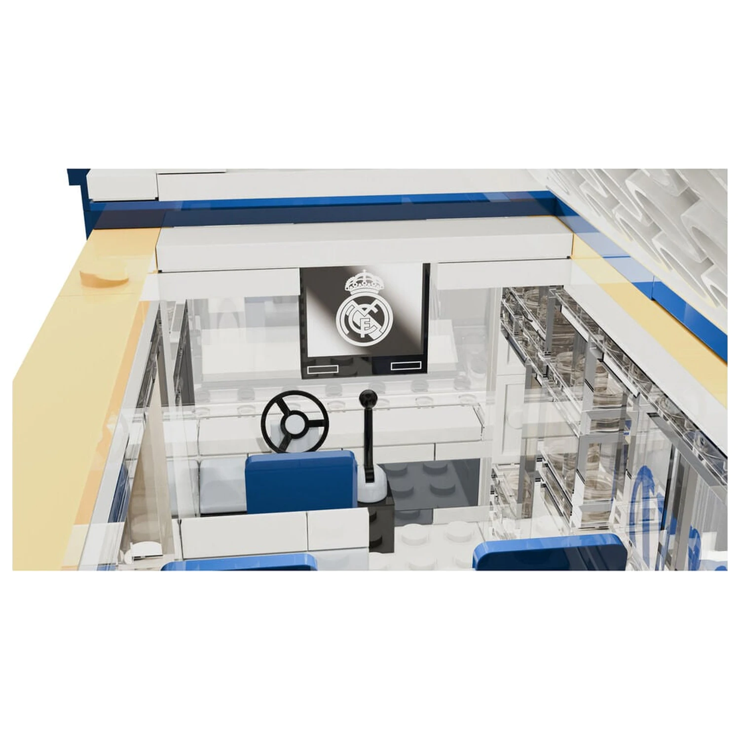 Real Madrid bus set with figures játékszett 488db-os termékfotó