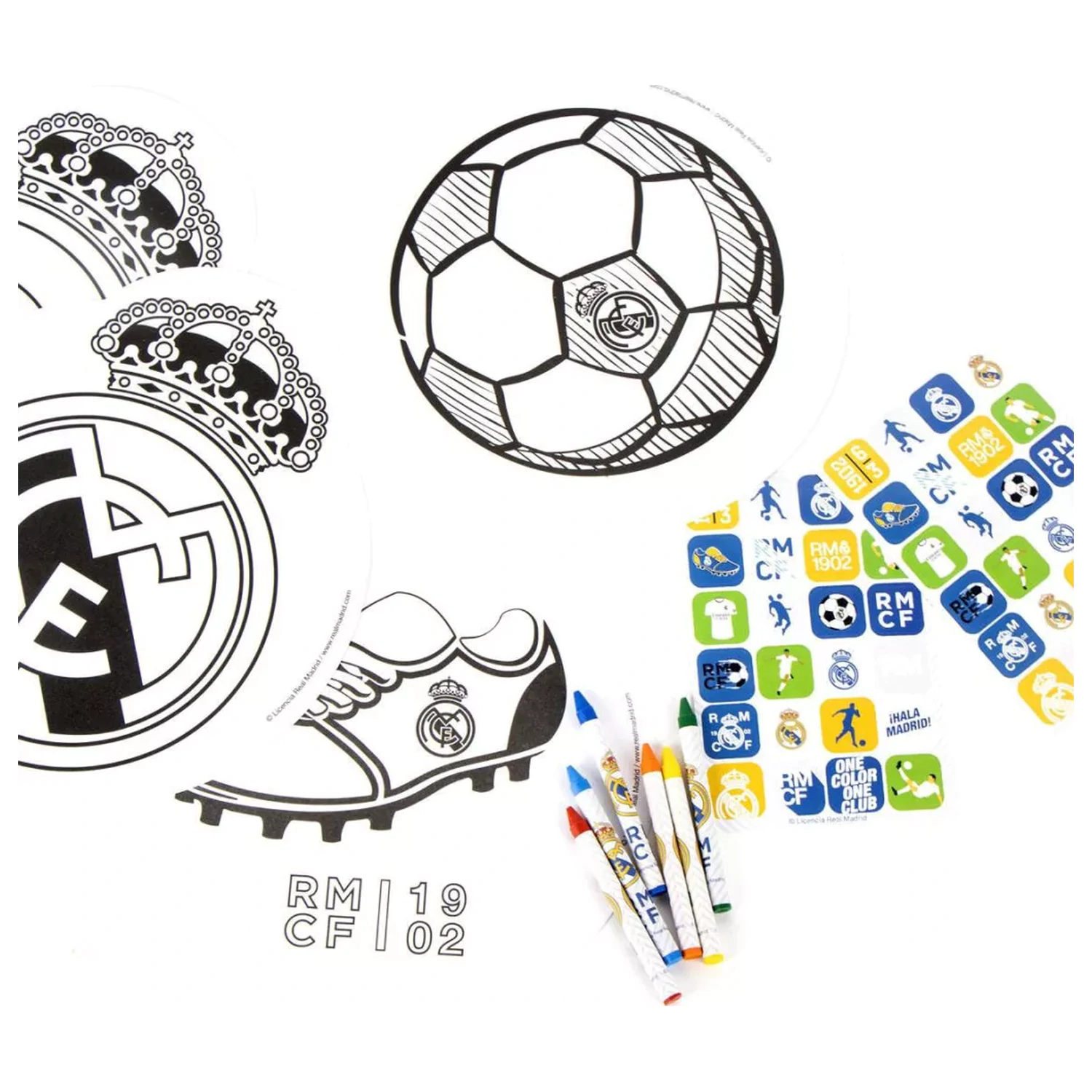 Real Madrid Crown színező, activity szett termékfotó