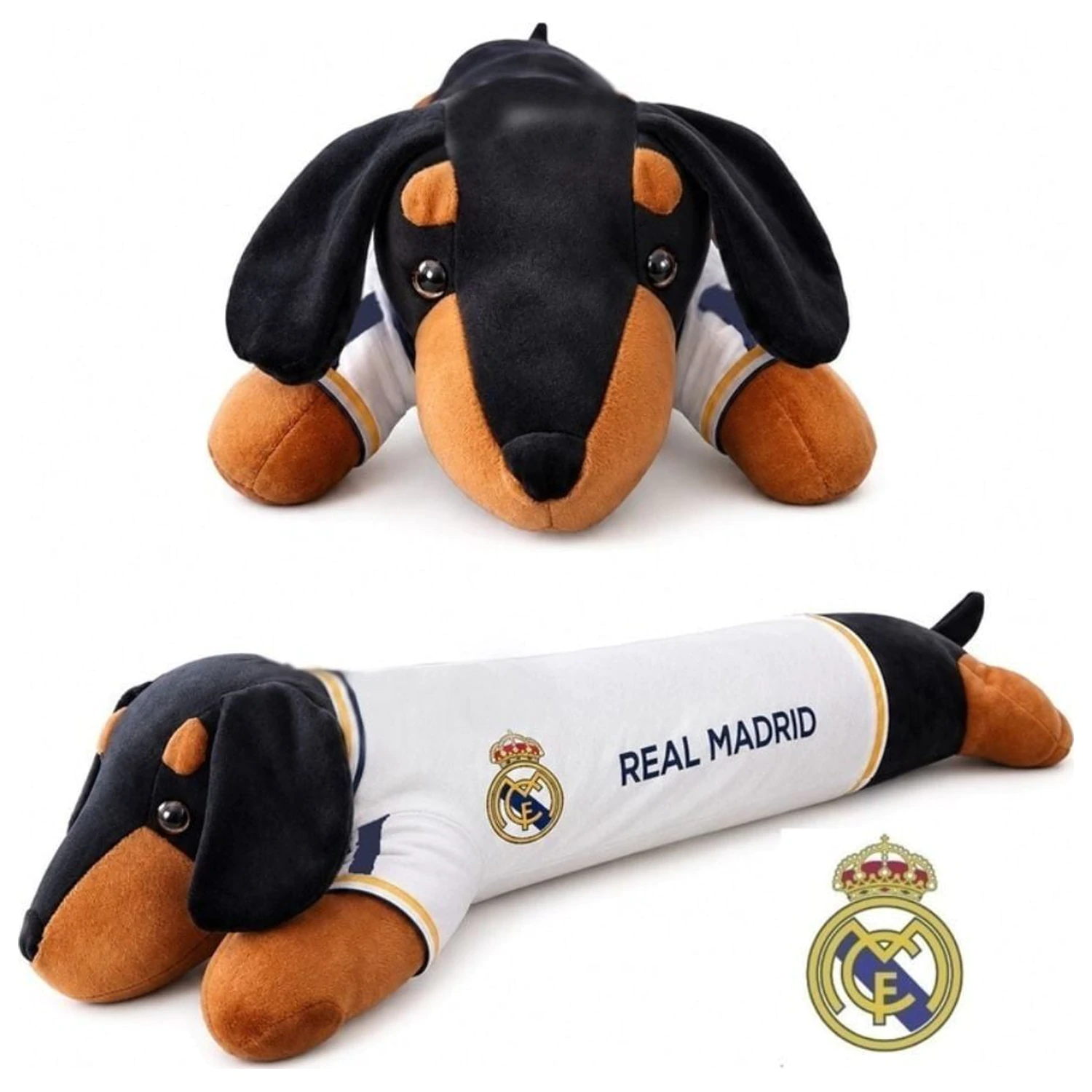 Real Madrid Dachshund Dog plüss 60cm termékfotó