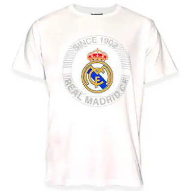 Real Madrid felnőtt fehér póló termékfotó