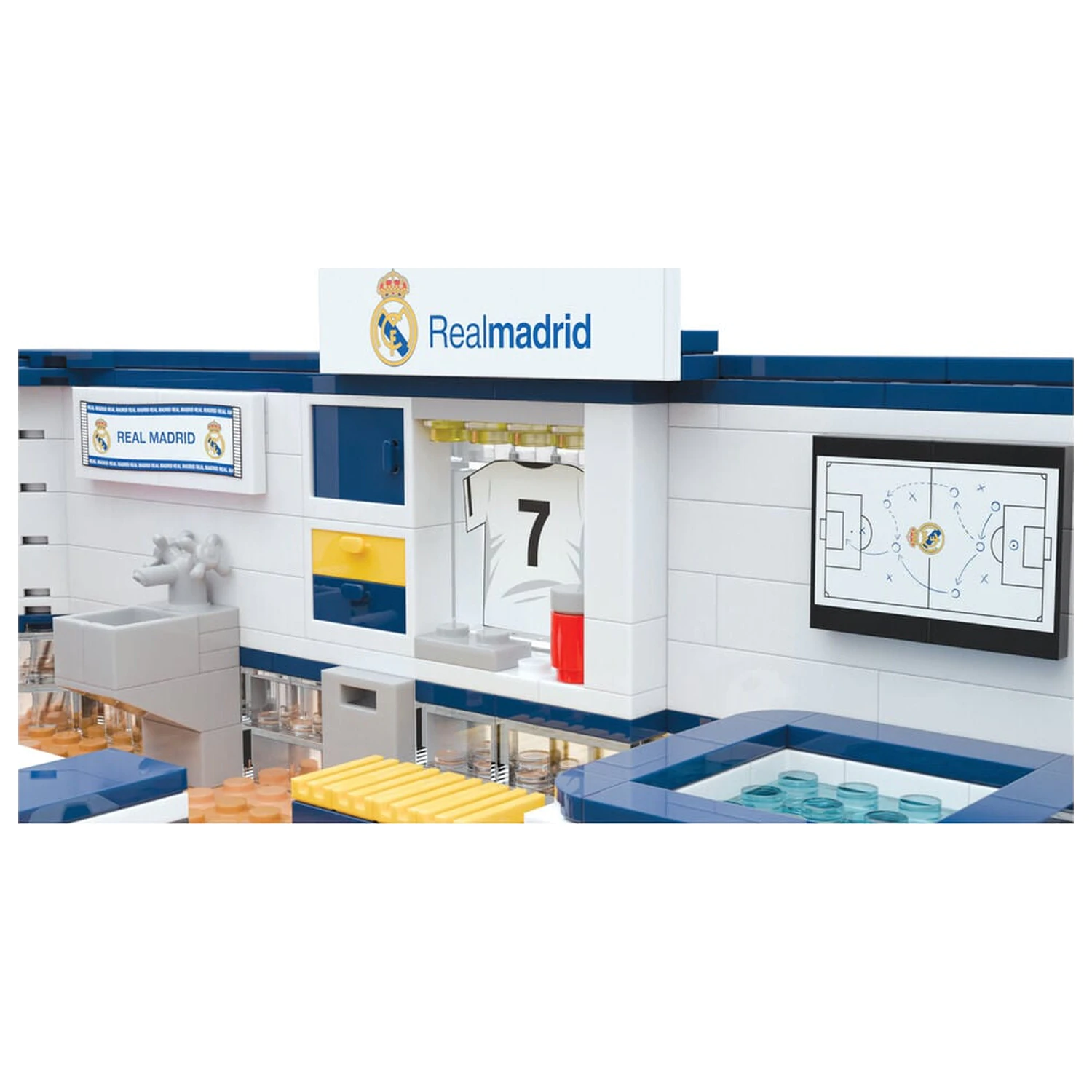 Real Madrid locker room set with figure játékszett 439db-os termékfotó