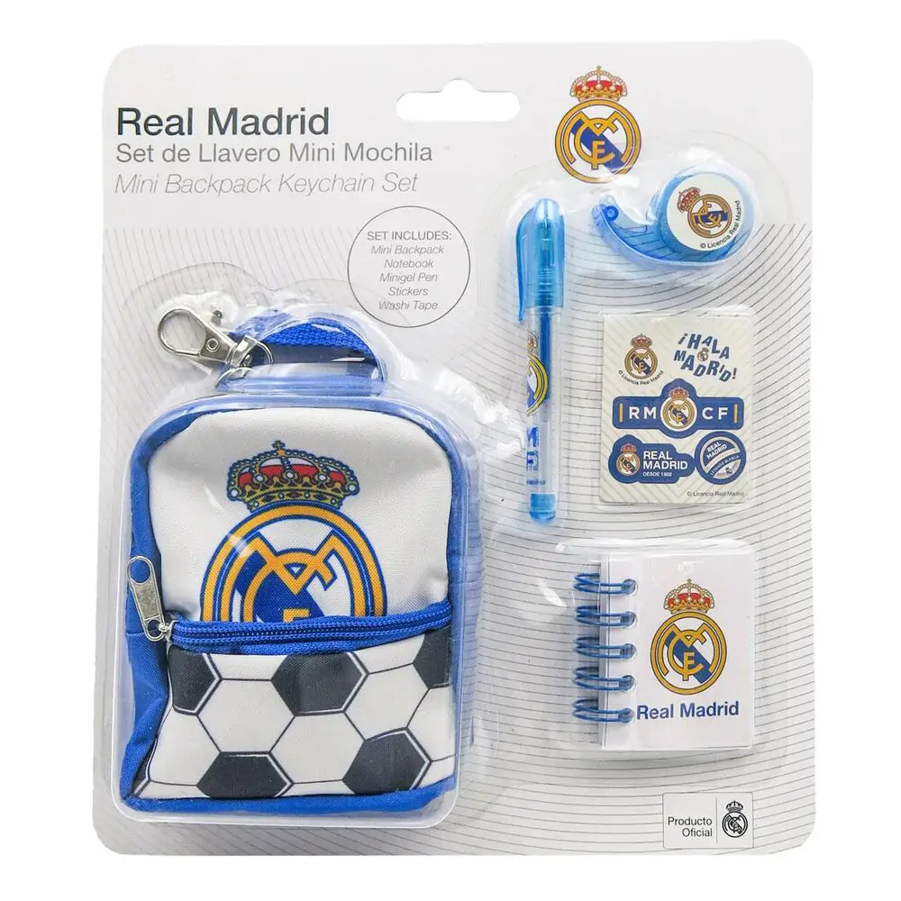 Real Madrid mini táska és írószer csomag termékfotó