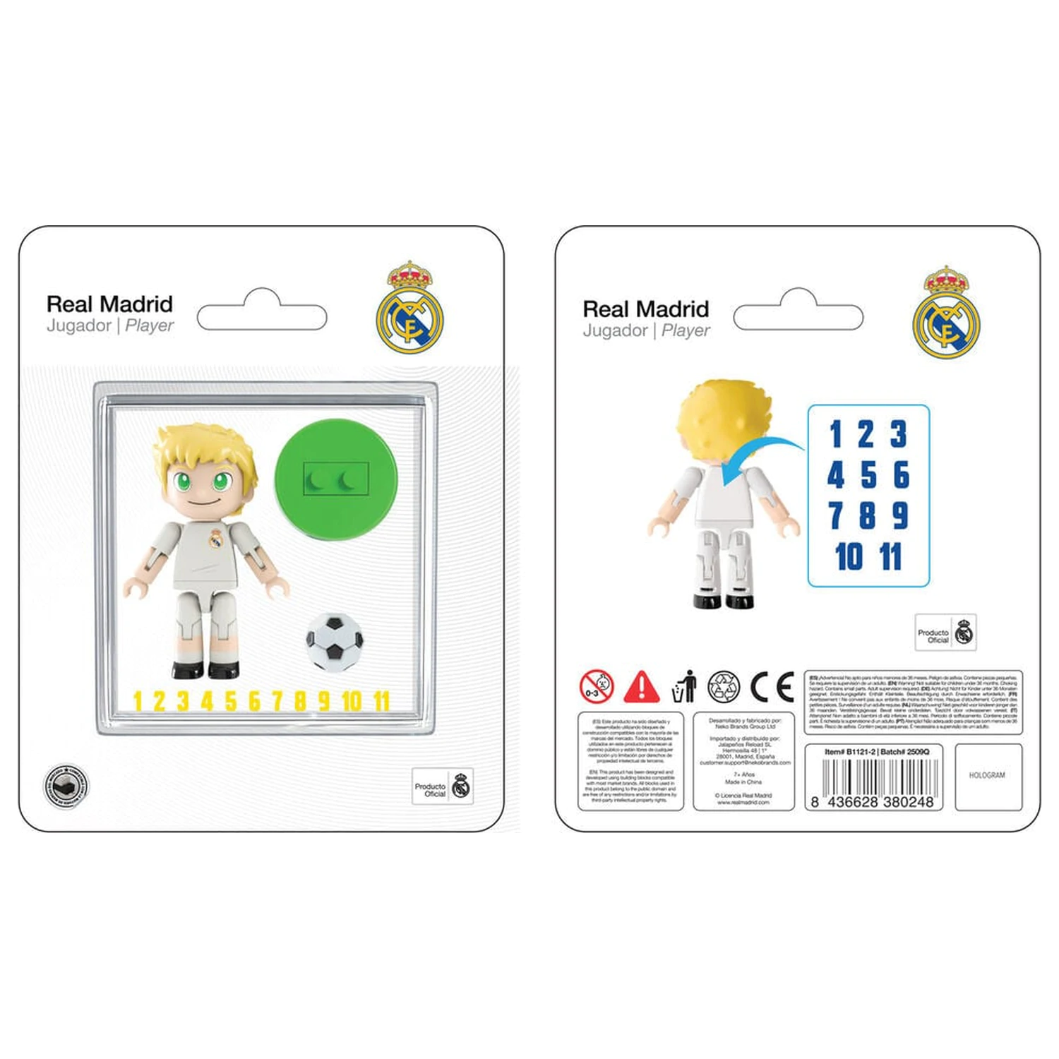 Real Madrid player figura 4cm termékfotó