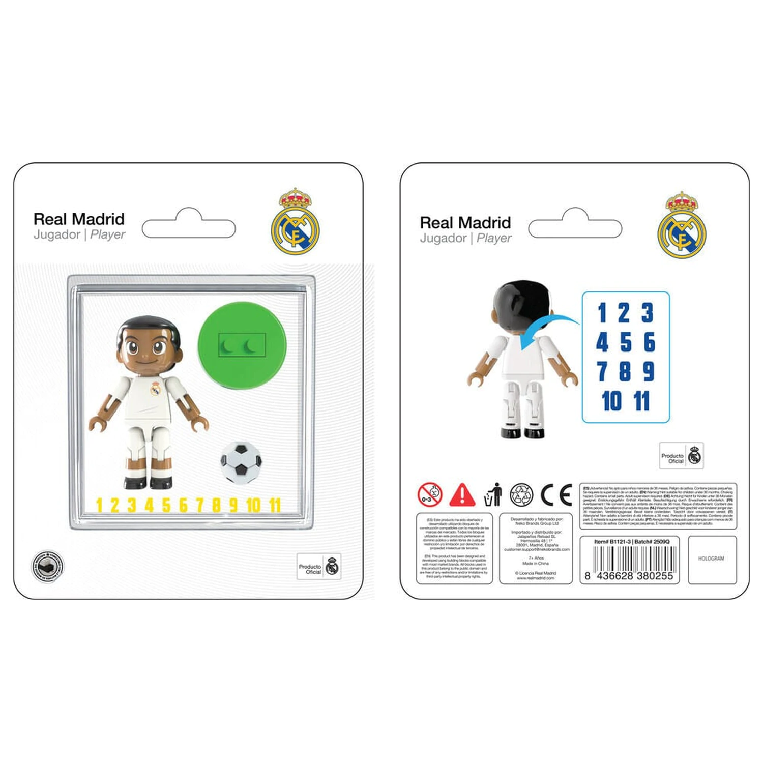 Real Madrid player figura 4cm termékfotó