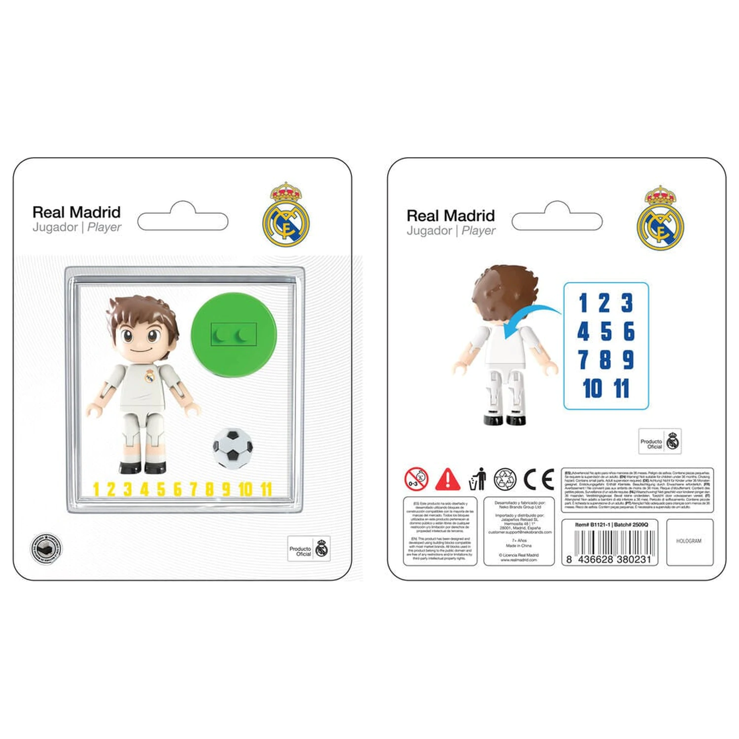 Real Madrid player figura 4cm termékfotó