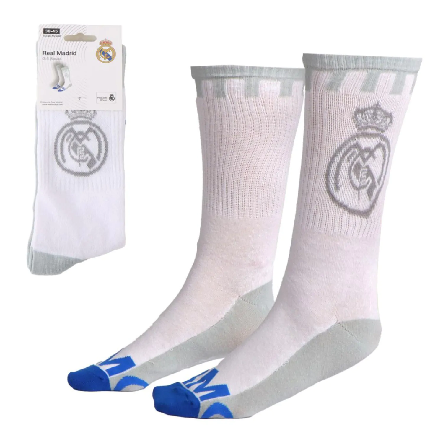Real Madrid White zokni 38-45 termékfotó
