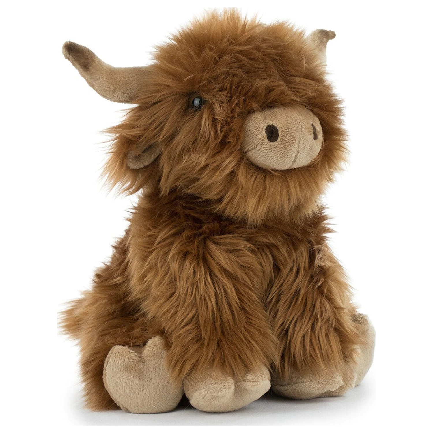 Realistic Animals Highland Cow plüss 27cm termékfotó