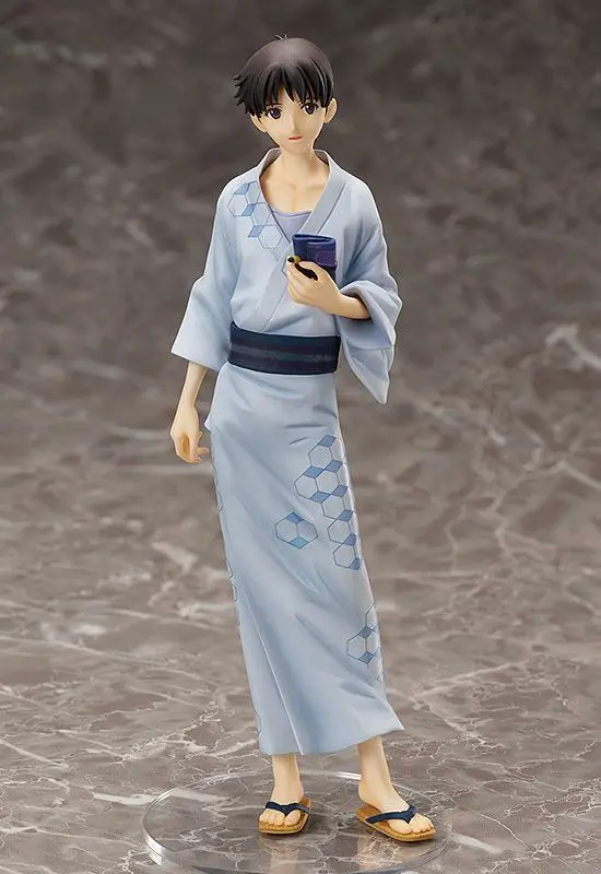 Rebuild of Evangelion 1/8 Shinji Ikari: Yukata Ver. PVC szobor figura 22 cm termékfotó