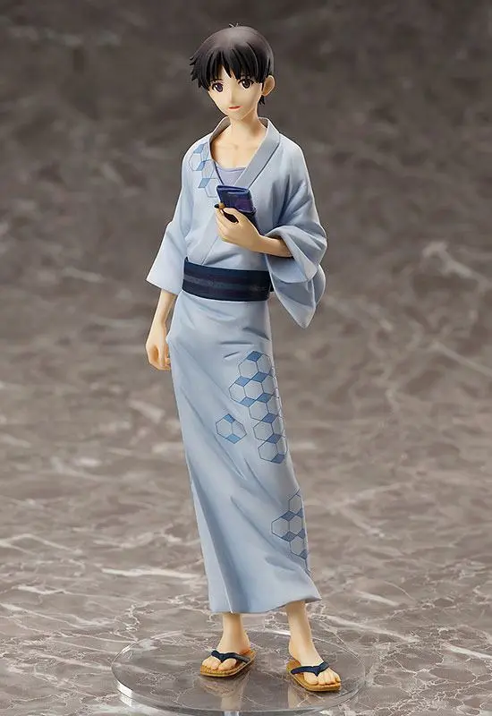 Rebuild of Evangelion 1/8 Shinji Ikari: Yukata Ver. PVC szobor figura 22 cm termékfotó