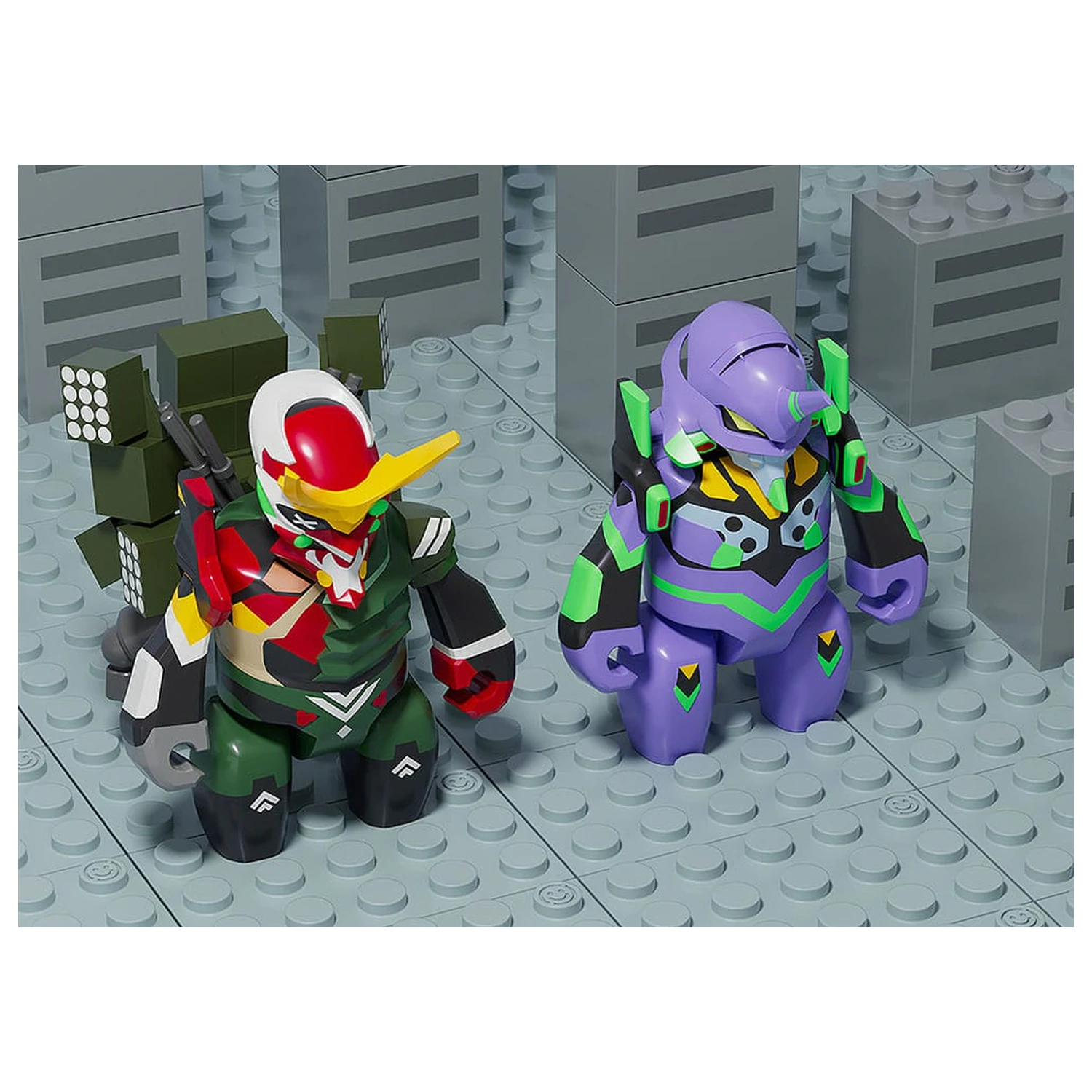 Rebuild of Evangelion Brickroid akciófigura Evangelion Production Model-New 02 a 5 cm   termékfotó