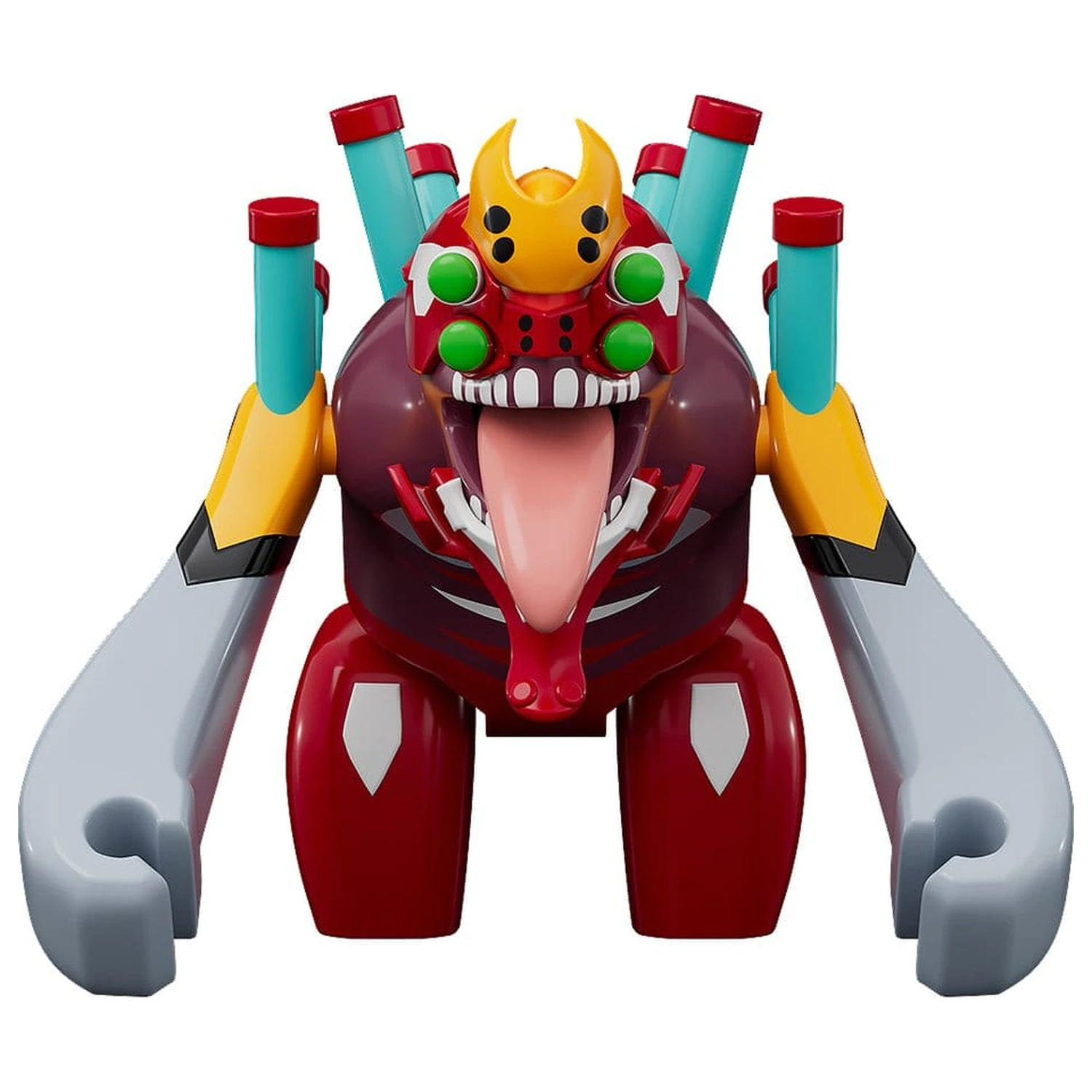 Rebuild of Evangelion Brickroid Mini figura Evangelion Unit 02 Beast Form 2nd Phase (Type 1) 4 cm termékfotó