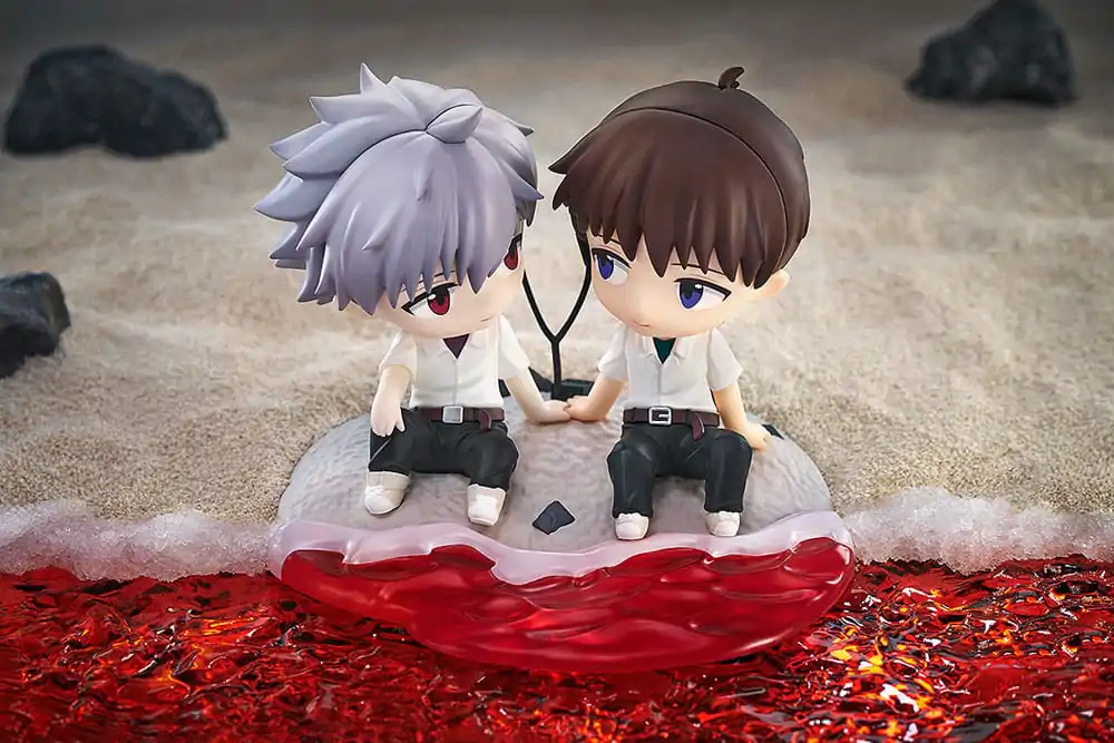 Rebuild of Evangelion Chibi figura Shinji Ikari & Kaworu Nagisa 8 cm    termékfotó