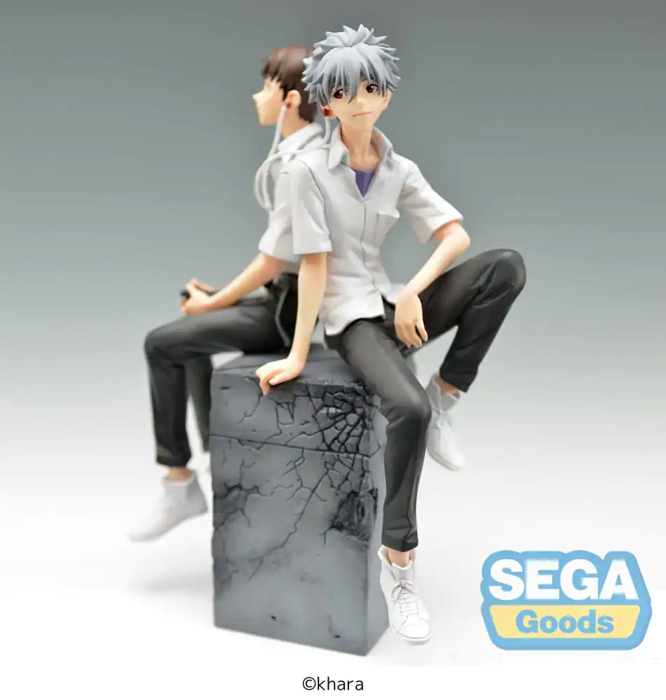 Rebuild of Evangelion Luminasta Shinji &amp; Kaworu Evangelion: New Theatrical Edition Kaworu Ver. PVC szobor figura 17 cm termékfotó