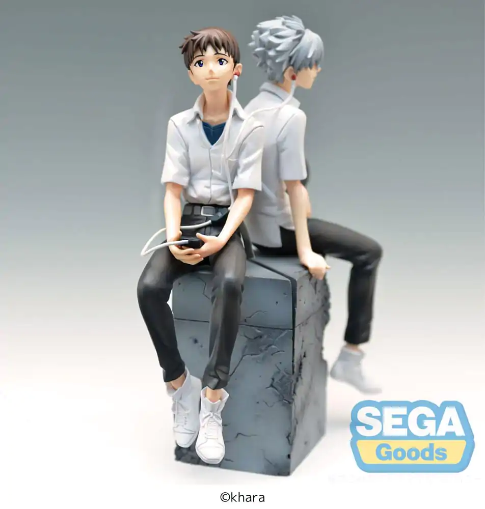 Rebuild of Evangelion Luminasta Shinji &amp; Kaworu Evangelion: New Theatrical Edition Shinji Ver. PVC szobor figura 17 cm termékfotó