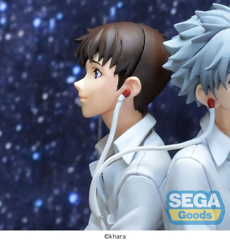 Rebuild of Evangelion Luminasta Shinji &amp; Kaworu Evangelion: New Theatrical Edition Shinji Ver. PVC szobor figura 17 cm termékfotó