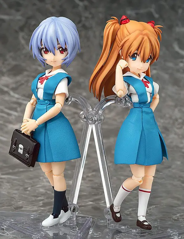 Rebuild of Evangelion Parfom R! Asuka Shikinami Langley School Uniform Ver. akciófigura 14 cm termékfotó