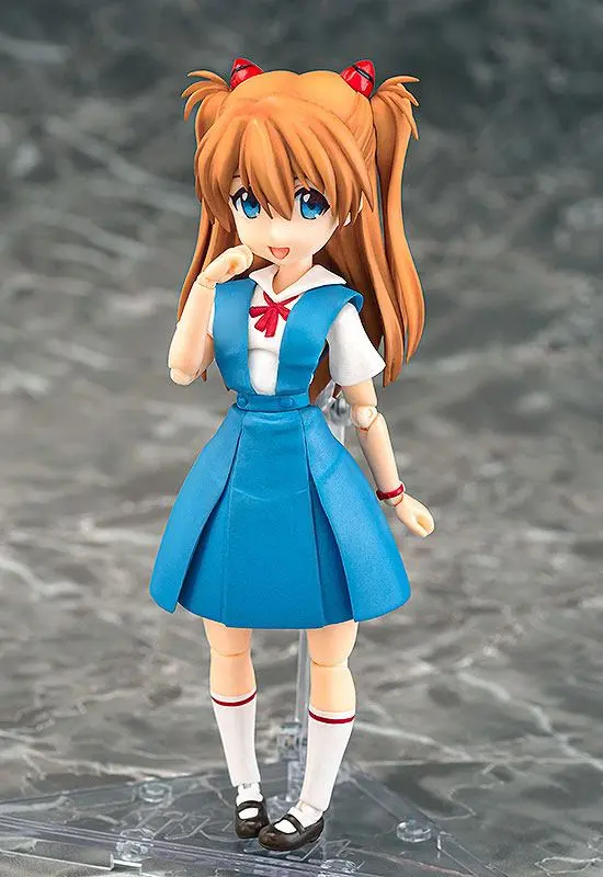 Rebuild of Evangelion Parfom R! Asuka Shikinami Langley School Uniform Ver. akciófigura 14 cm termékfotó