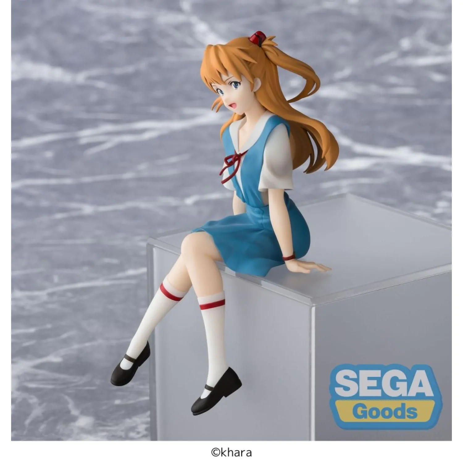 Rebuild of Evangelion PM Perching Asuka Shikinami Langley New Theatrical Edition PVC szobor figura 14 cm termékfotó