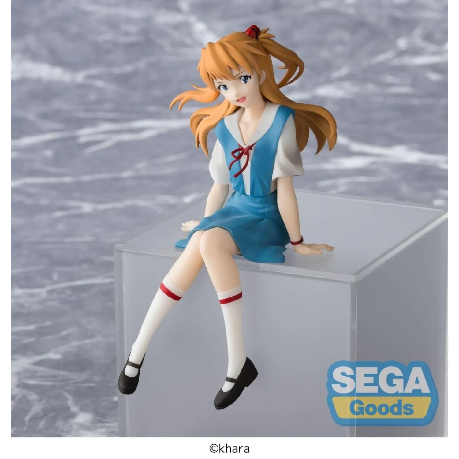 Rebuild of Evangelion PM Perching Asuka Shikinami Langley New Theatrical Edition PVC szobor figura 14 cm termékfotó