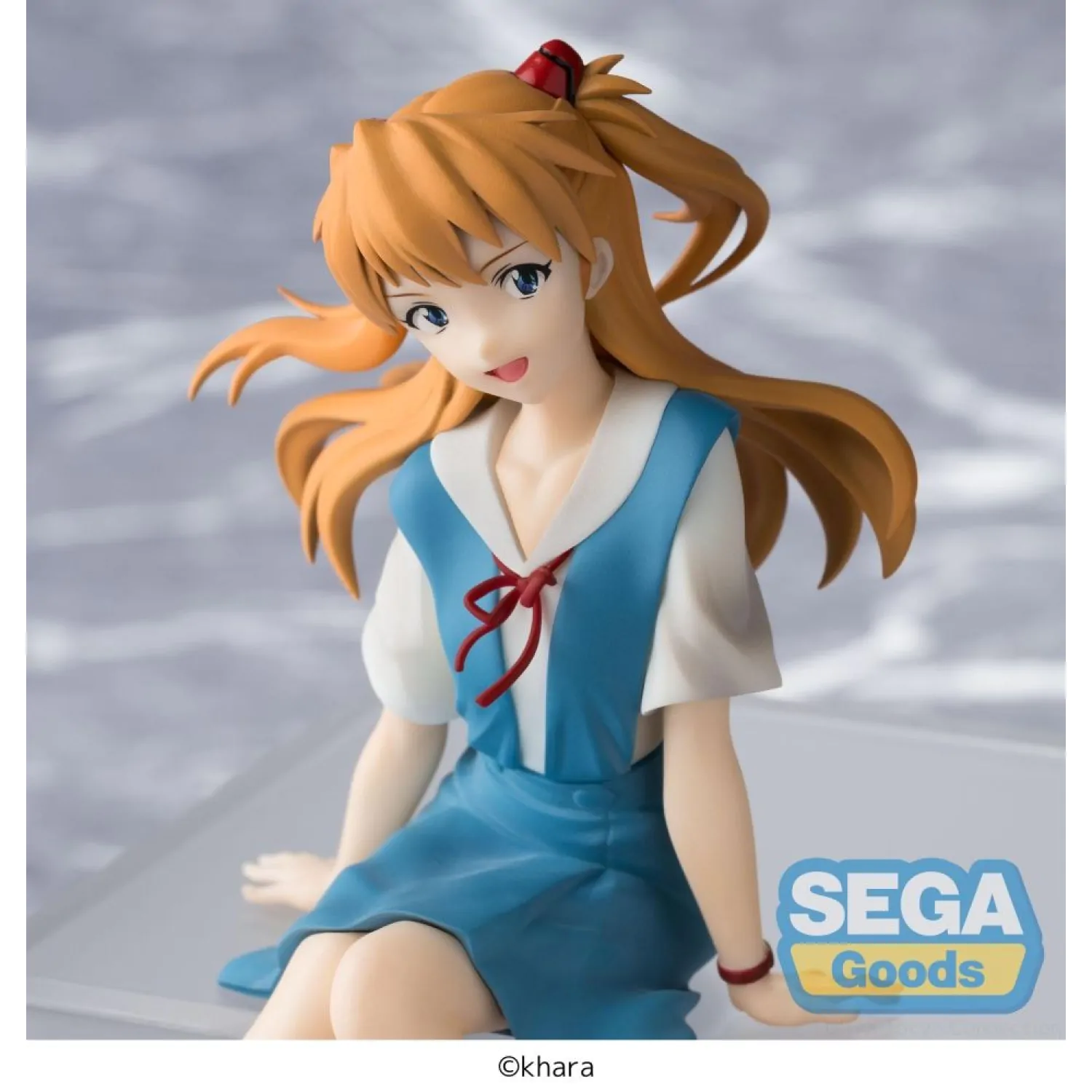 Rebuild of Evangelion PM Perching Asuka Shikinami Langley New Theatrical Edition PVC szobor figura 14 cm termékfotó