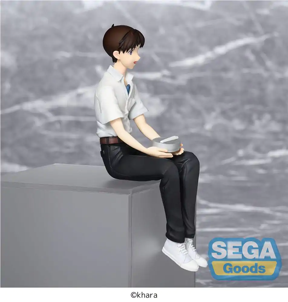 Rebuild of Evangelion PM Perching Shinji Ikari Evangelion New Theatrical Edition PVC szobor figura 14 cm termékfotó