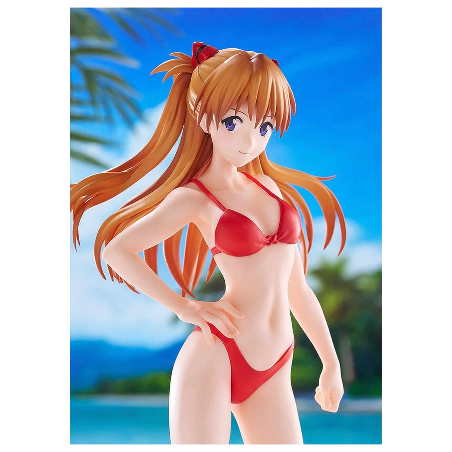 Rebuild of Evangelion Pop Up Parade figura Beach Queens Asuka Shikinami Langley (Bikini Style) L mérete 23 cm termékfotó