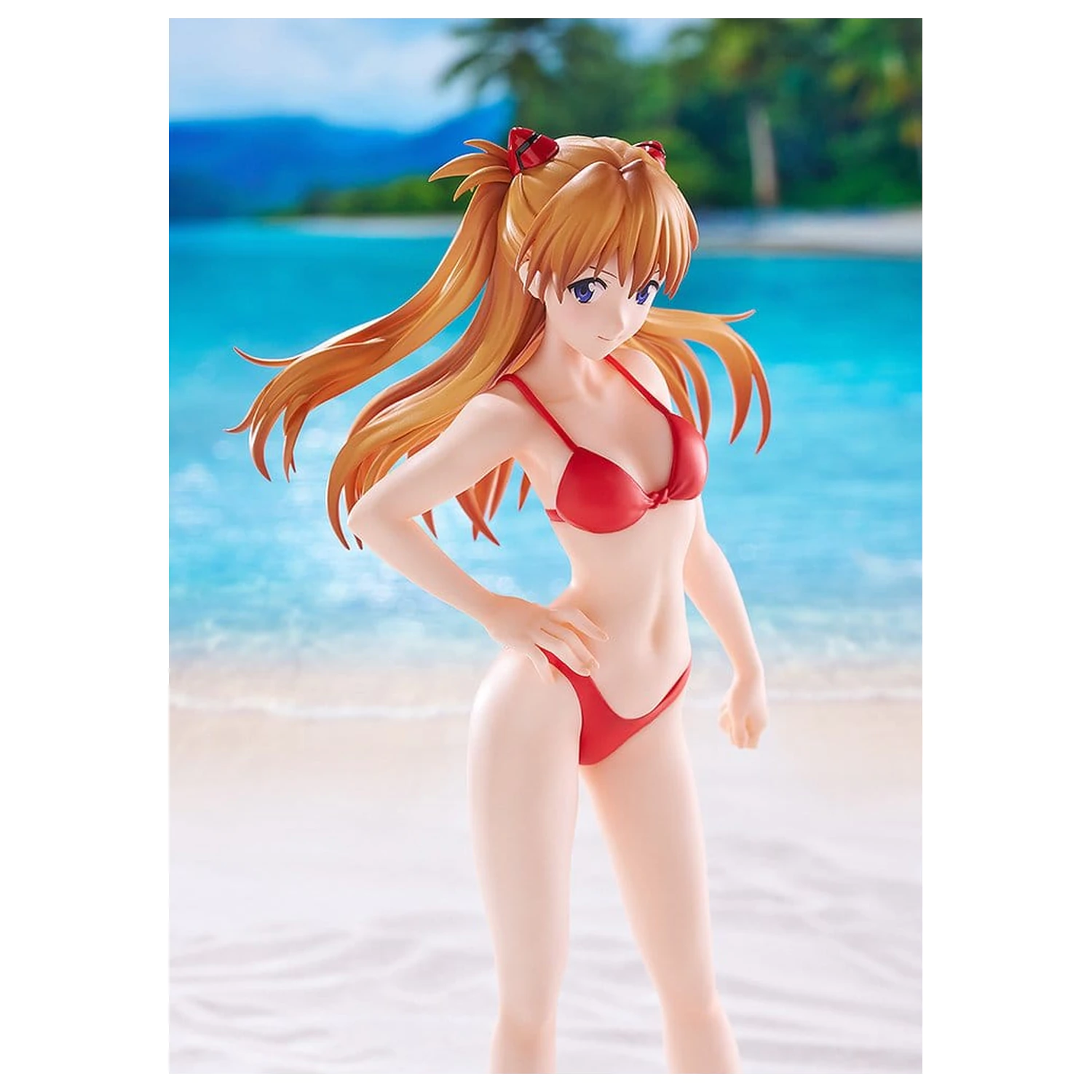 Rebuild of Evangelion Pop Up Parade figura Beach Queens Asuka Shikinami Langley (Bikini Style) L mérete 23 cm termékfotó