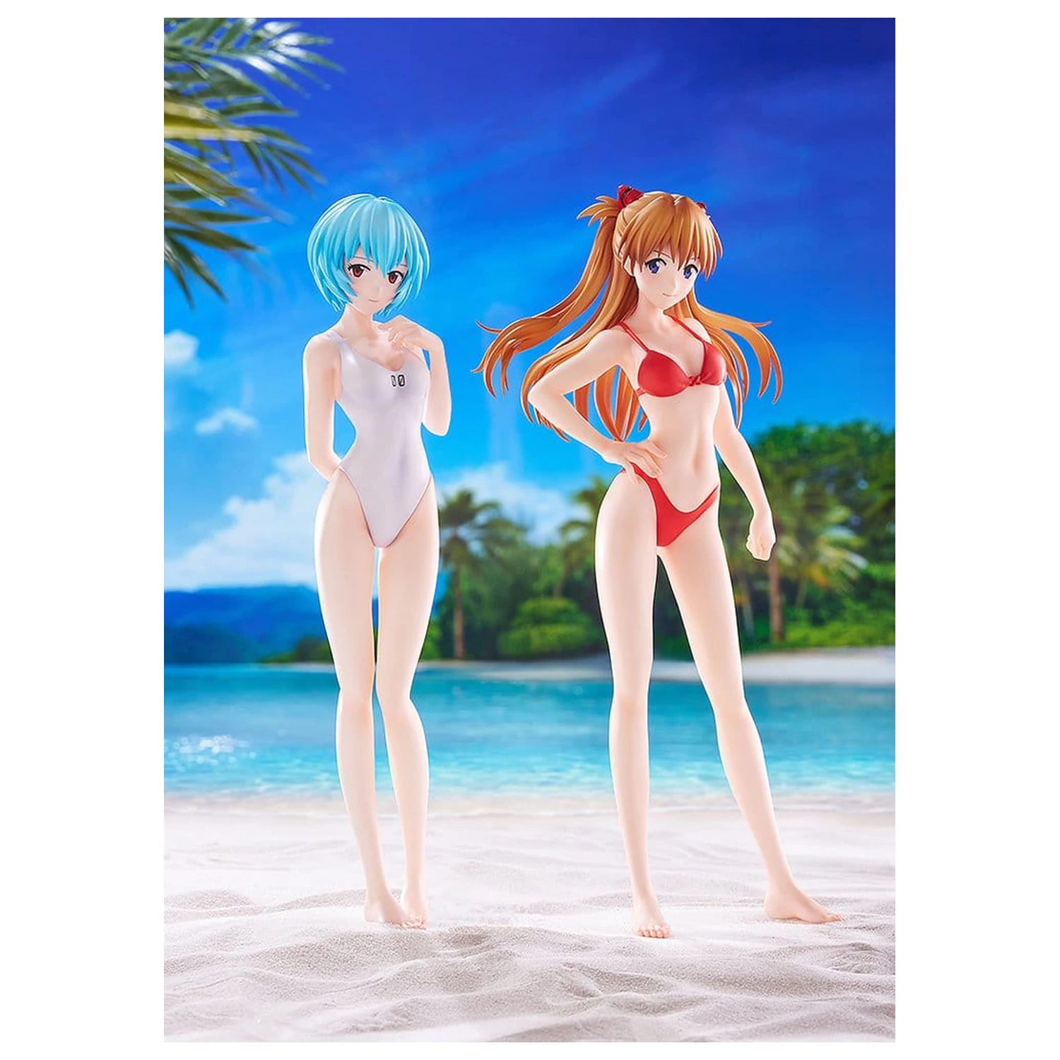 Rebuild of Evangelion Pop Up Parade figura Beach Queens Asuka Shikinami Langley (Bikini Style) L mérete 23 cm termékfotó