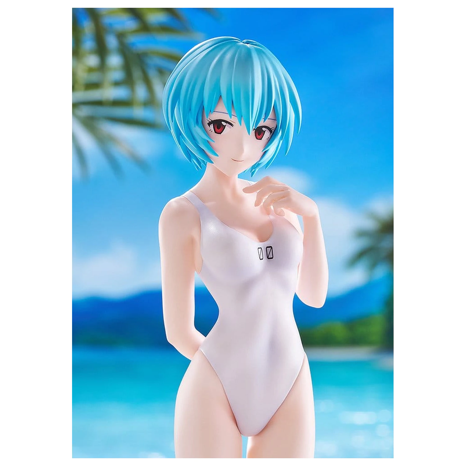 Rebuild of Evangelion Pop Up Parade figura Beach Queens Rei Ayanami (One-Piece Style) L mérete 22 cm termékfotó