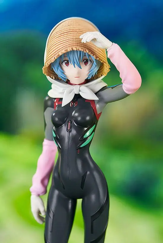 Rebuild of Evangelion Pop Up Parade Rei Ayanami Tentative Name Farming Ver. PVC szobor figura 17 cm termékfotó