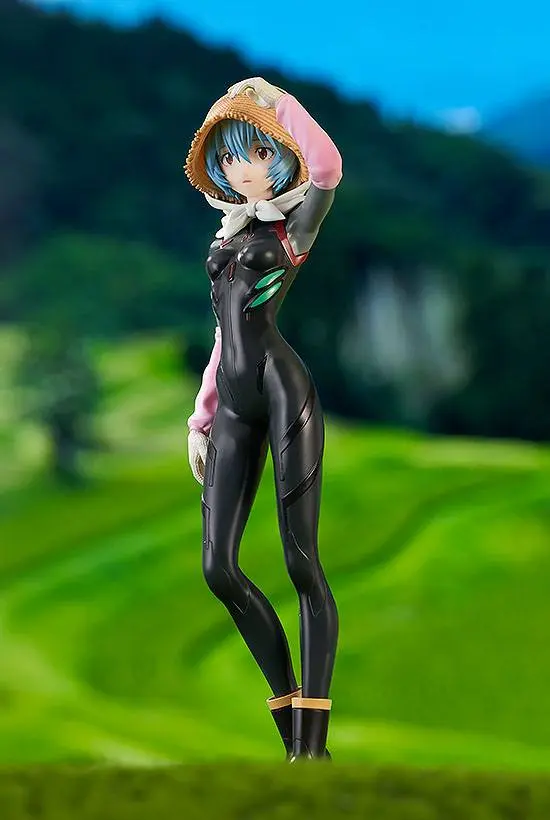 Rebuild of Evangelion Pop Up Parade Rei Ayanami Tentative Name Farming Ver. PVC szobor figura 17 cm termékfotó