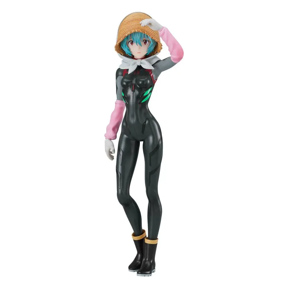 Rebuild of Evangelion Pop Up Parade Rei Ayanami Tentative Name Farming Ver. PVC szobor figura 17 cm termékfotó