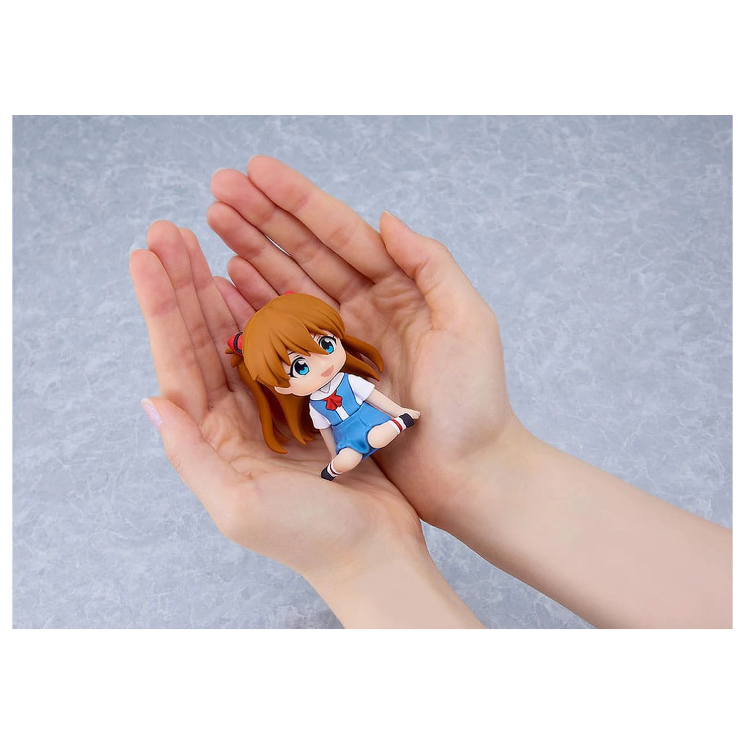 Rebuild of Evangelion Rubber Mascot Nendroid Plus Mini figura Asuka Shikinami Langley 8 cm  termékfotó