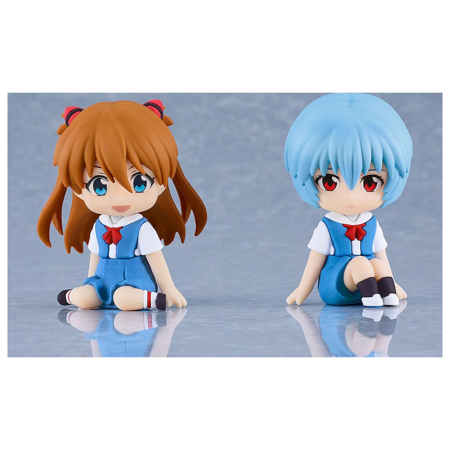 Rebuild of Evangelion Rubber Mascot Nendroid Plus Mini figura Rei Ayanami 8 cm  termékfotó