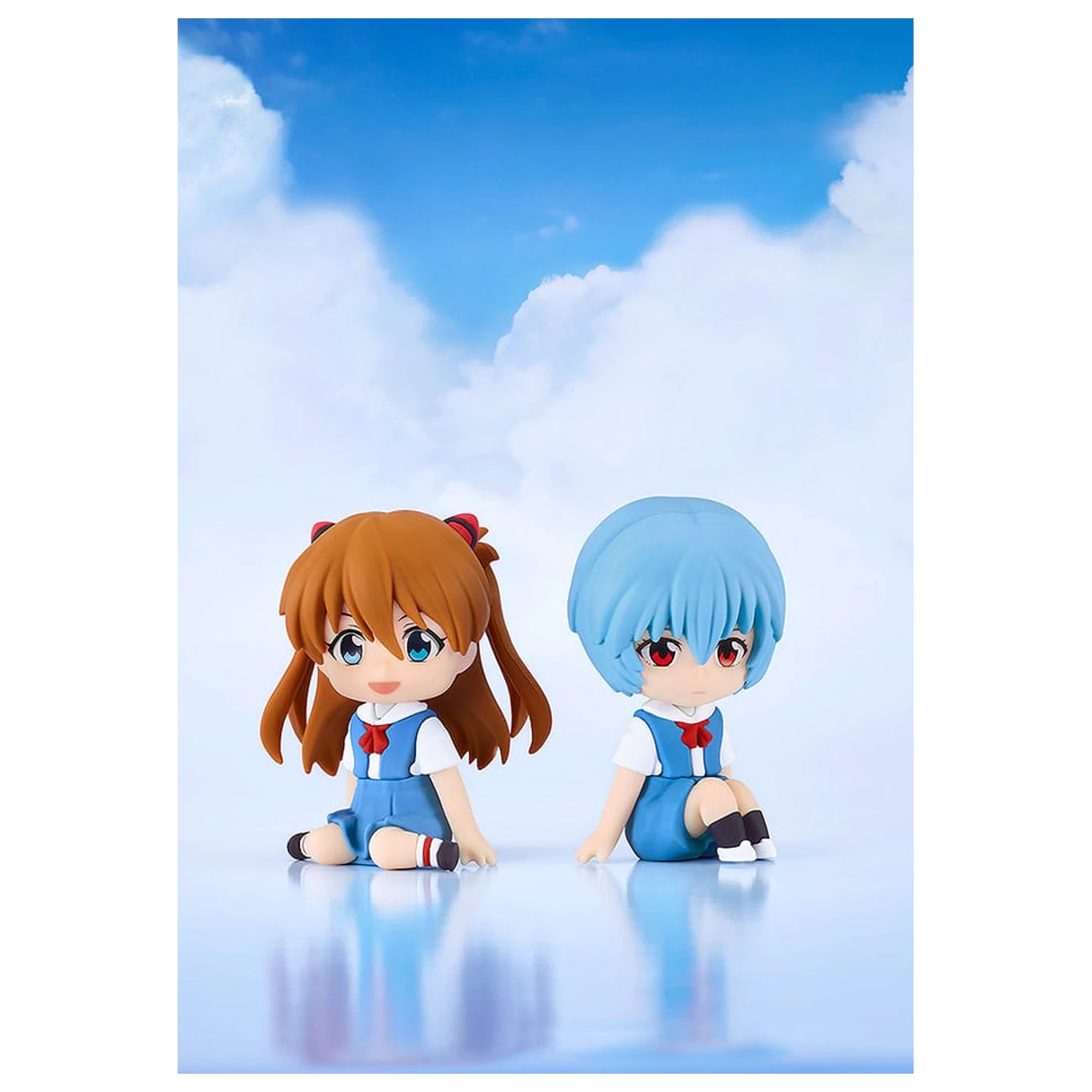 Rebuild of Evangelion Rubber Mascot Nendroid Plus Mini figura Rei Ayanami 8 cm  termékfotó