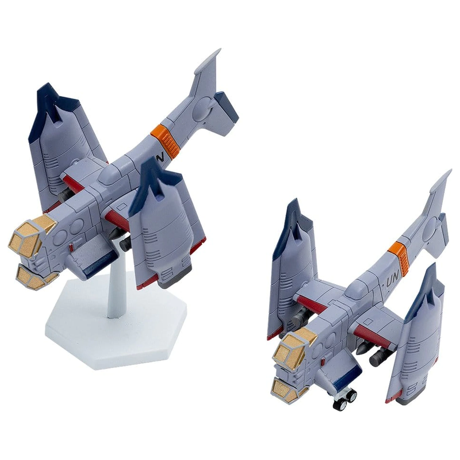 Rebuild of Evangelion SYUTO Tiny Scale Műanyag modell készlet UNAF Close Air Support VTOL Aircraft YAGR-3B 5 cm termékfotó