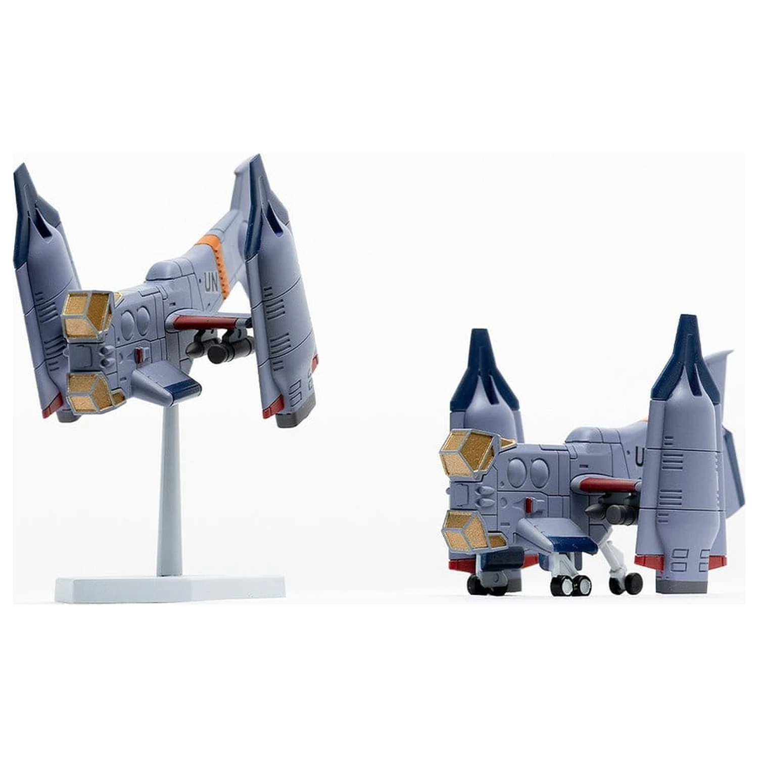 Rebuild of Evangelion SYUTO Tiny Scale Műanyag modell készlet UNAF Close Air Support VTOL Aircraft YAGR-3B 5 cm termékfotó