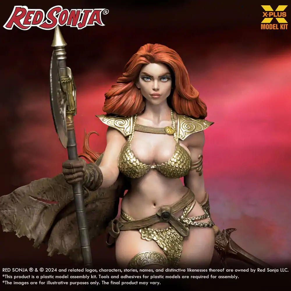 Red Sonja 1/8 Red Sonja Műanyag modell készlet 27 cm termékfotó